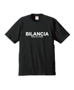 Bilancia Logo T-Shirt BLACK